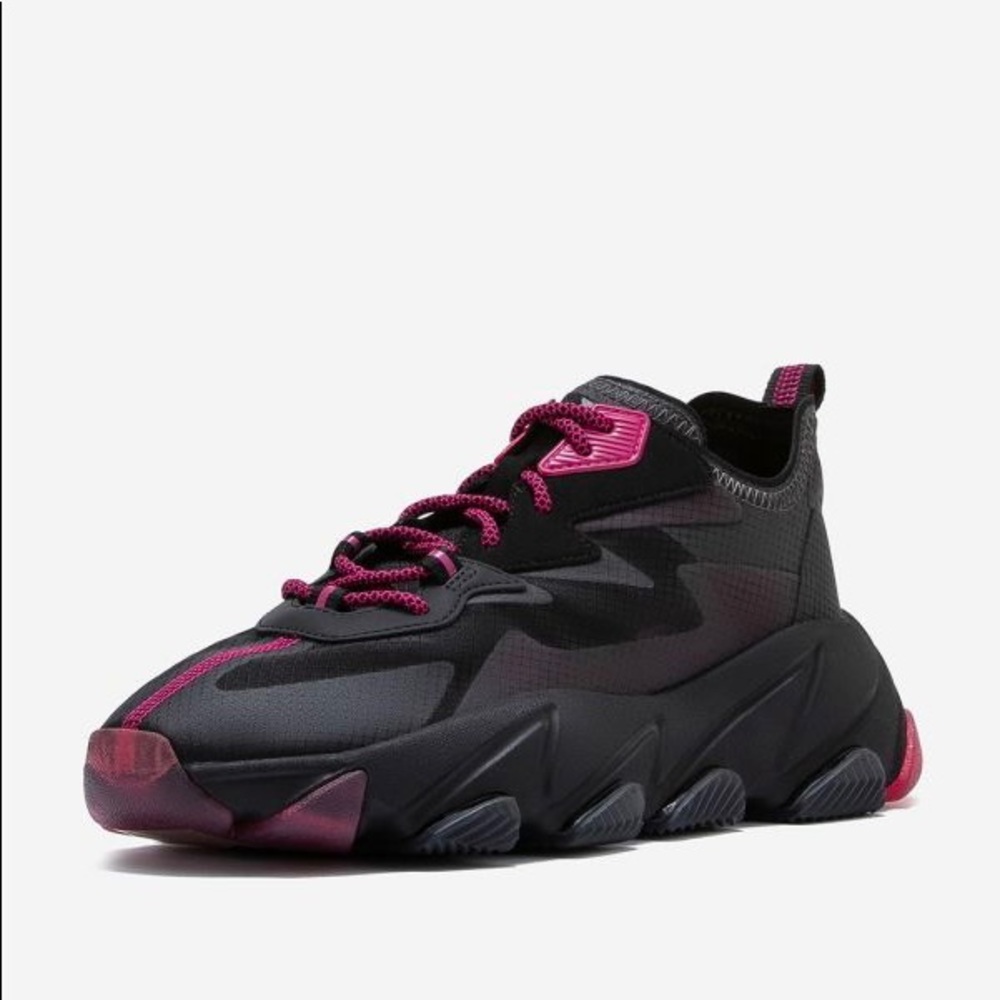 Ash Eclipse Sneakers, Black/Pink Combo Size 35
